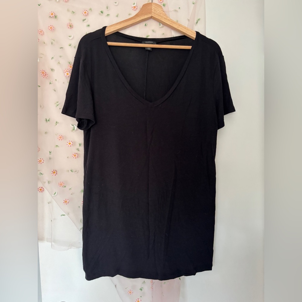 Black V-Neck T-Shirt